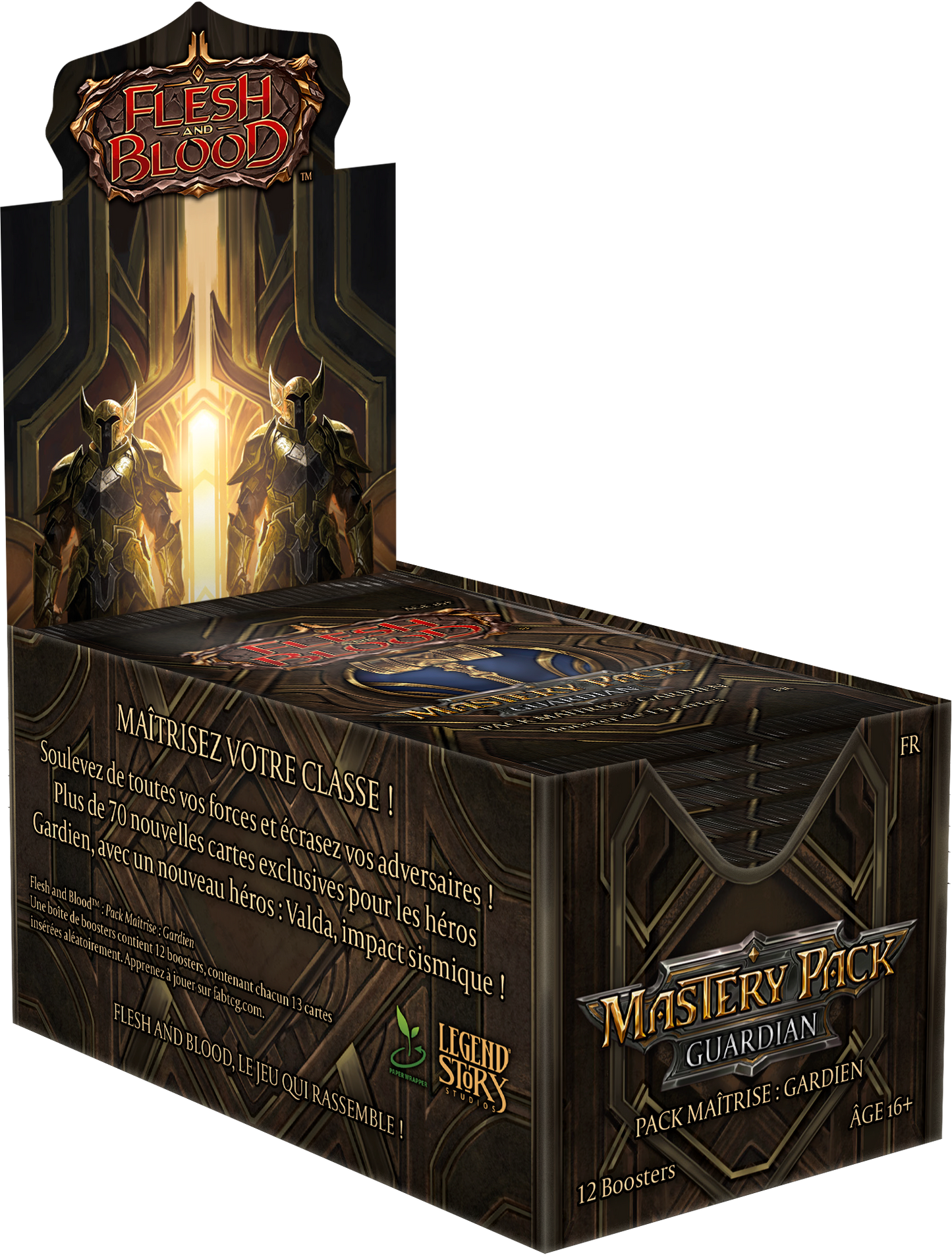 Boite de 12 Boosters Mastery Pack Guardian - Flesh and Blood TCG VF